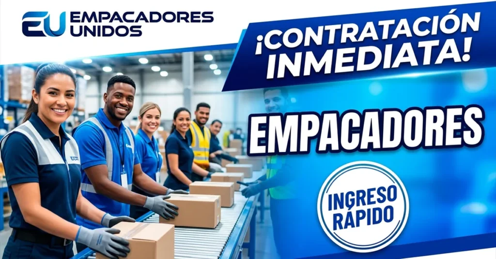 Empacadores con contratación inmediata