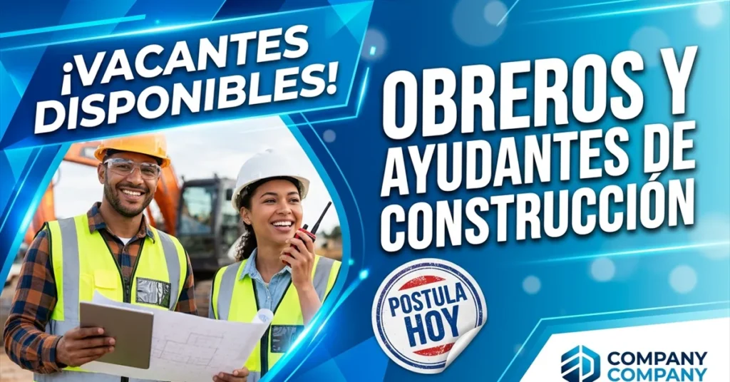 Obreros y ayudantes de construcción