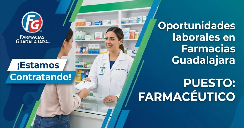 Oportunidades laborales en Farmacias Guadalajara