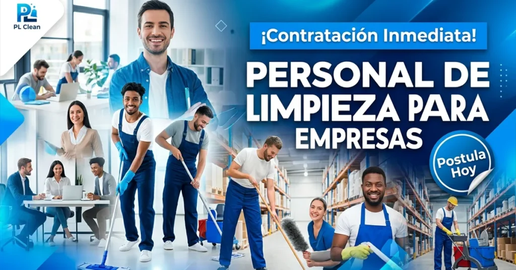 Personal de limpieza para empresas